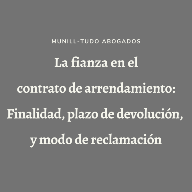 la fianza