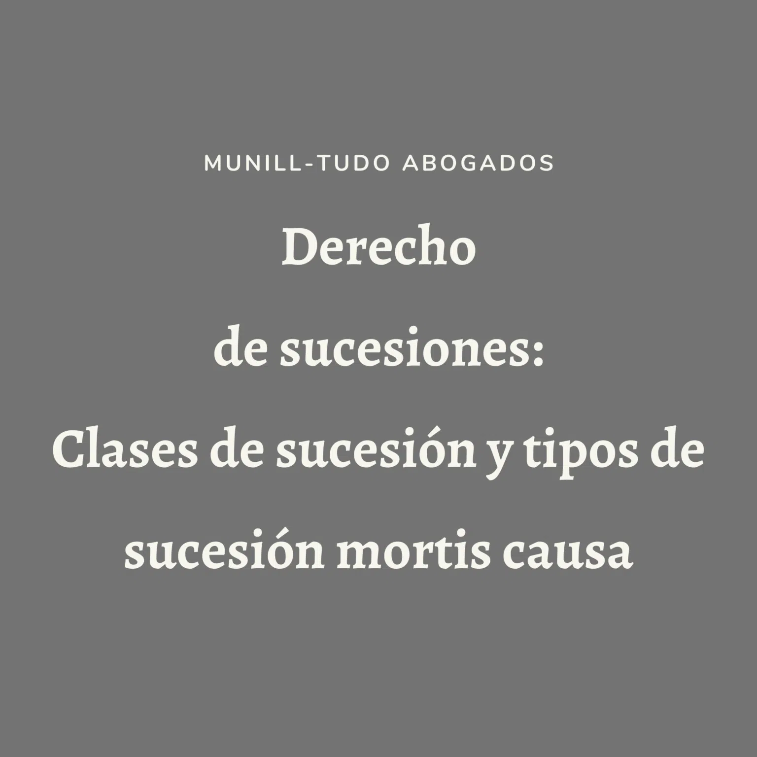 derecho de sucesiones